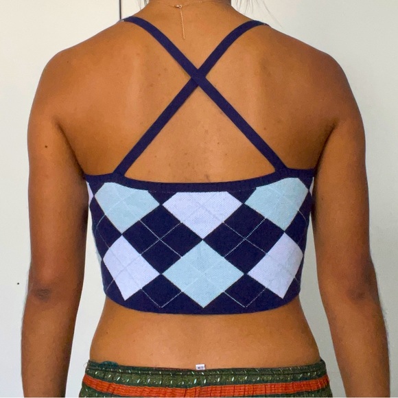 Checkered pattern top - Picture 2 of 2